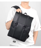 Sac à dos pour ordinateur portable MKW2063 à faible MOQ, en cuir PU imperméable, pour étudiants, voyages d'affaires, sport, homme et femme