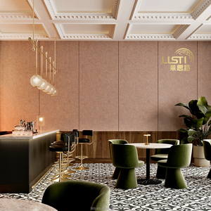 แผ่นผนังกันเสียงอะคูสติก PET ขนาด 9 มม. เป็นมิตรกับสิ่งแวดล้อม แผ่นอะคูสติกโพลีเอสเตอร์แบบสักหลาด สำหรับตกแต่งผนังสำนักงาน - Product Image 6