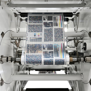 Máquina de Impresión Flexográfica Automática <span class=keywords><strong>CI</strong></span> de 6 Colores con Doble Torreta de Desenrollado y Rebobinado para Película Plástica - Product Image 4