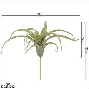High Quality <strong>Large</strong> Flocked Succulent <strong>Fake</strong> Grass Tillandsia Artificial <strong>Plant</strong> for Decoration - Product Image 3