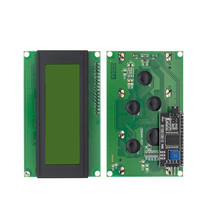 LCD2004 + I2C 2004 20x4 2004A, pantalla azul/verde, HD44780, LCD/w IIC/I2C, Módulo adaptador de interfaz Serial