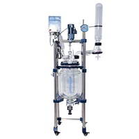Doppel schicht ummantelten glas reaktor turnkey kontinuierliche mischen glas reaktor
