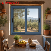 Fenêtre coulissante en verre triple vitrage haute résistance de qualité professionnelle avec une conception de précision pour un confort supérieur