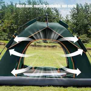 Tenda Ultra Light Fully Automatic Modern Double Layer Polyester Four-Season Waterproof Foldable Camping Tent - Product Image 4