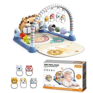 Juguetes educativos para bebés recién nacidos Pedal <span class=keywords><strong>Piano</strong></span> <span class=keywords><strong>Fitness</strong></span> <span class=keywords><strong>Rack</strong></span> para niños y niñas de 0 a 2 años regalo de bebé inspirado en Montessori - Product Image 5