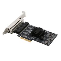 Carte réseau PCIe 2.5G à quatre ports basée sur le chipset Realtek 8125B