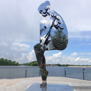 Personnalisable Moderne Extérieur En Métal Abstrait Disparaître Figure Statue Grand En Acier Inoxydable Abstrait Disparaître Figure Statue Sculptures - Product Image 5