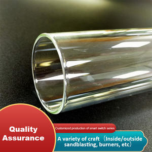 Заводская изготовленная на заказ круглая боросиликатная прозрачная стеклянная трубка высокая термостойкость - Product Image 4