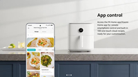 Original Global pour Xiaomi Mijia Friteuse à air intelligente 6,5L EU Revêtement antiadhésif PTFE Four intelligent compatible