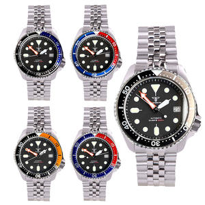 Tandorio-Reloj Automático SKX 3,8 para hombre, pulsera deportiva de acero NH35A de 41mm, con flecha y zafiro, pedido por 1 unidad - Product Image 6
