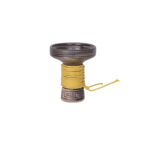 Ciotola per Narghilè in Ceramica Artigianale Moderna, Multicolore con Corda Intrecciata, Porta Tabacco per Lounge Bar, Vendita all'Ingrosso - Product Image 4