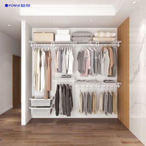 Sistema de Armario de Dormitorio de Metal Resistente Personalizable, Precio de Fábrica, OEM ODM, Vestidor - Product Image 6
