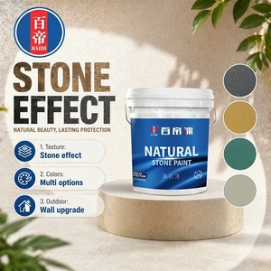 Peinture murale décorative extérieure en acrylique pour bâtiment, revêtement en spray de pierre liquide véritable pour extérieur, <span class=keywords><strong>prix</strong></span> abordable - Product Image 1