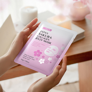 LAIKOU <strong>Japan</strong> Sakura <strong>Collagen</strong> Jelly Mask 30g Moisturizing Glowing Firming Reduce Dark Spots Facial Mask Sheet Maskes for Face - Product Image 6