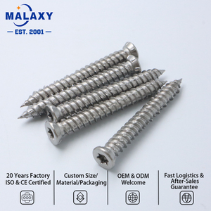 Vis autotaraudeuses à tête cruciforme DIN 7972 Phillips de l'usine MALAXY pour quincaillerie de meubles - Product Image 1