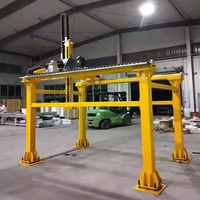 Manipulator 3-Axis XYZ Robot Linear Gantry Palletizer Baru dengan Kemampuan Mengambil Barang, Konstruksi Baja, Daya 1000W