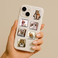 Autocollants en époxy 3D personnalisés, imperméables, à forte adhérence, pour téléphone, ordinateur portable