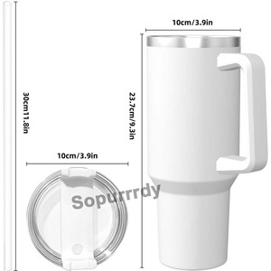 Tazze Personalizzate <span class=keywords><strong>con</strong></span> Logo su Misura <span class=keywords><strong>con</strong></span> Manico <span class=keywords><strong>Tazza</strong></span> da Viaggio <span class=keywords><strong>Personalizzata</strong></span> da 40 Oz <span class=keywords><strong>con</strong></span> <span class=keywords><strong>Nome</strong></span> Foto Logo Personalizzato per Compleanno Festa della Mamma - Product Image 4