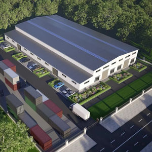 Ultra Wide Span Steel <strong>Structure</strong> Warehouse Prefab Metal Workshop Building for Industrial Production Requirements - Product Image 1