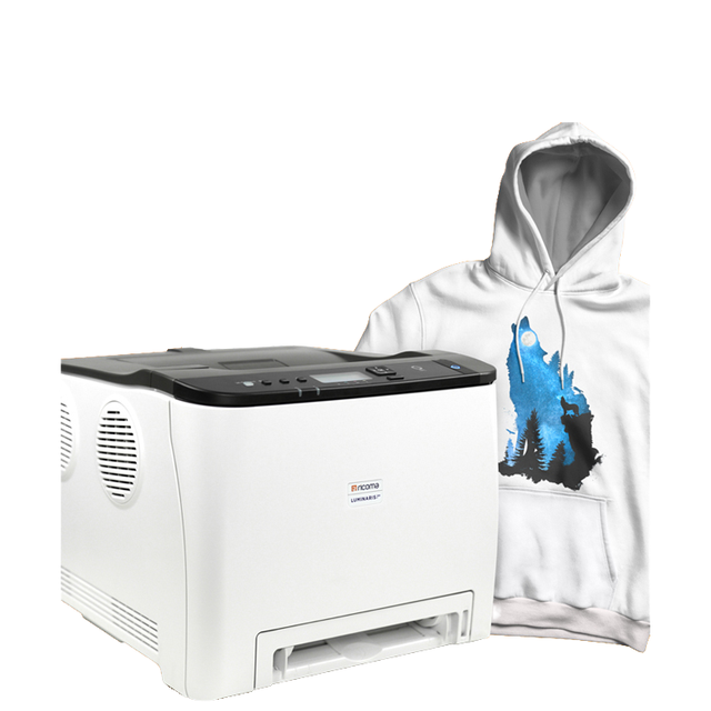 (Search for Agent) High Quality White Toner Transfer Printer Easy to Use Ricoma DIY Apparel Decor DTF Printer
