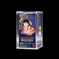 Vente en gros de boîte de rappel japonaise OP-05 vitrine en acrylique boîte de présentation de jeu de cartes à collectionner anglaise une pièce pour Op-1