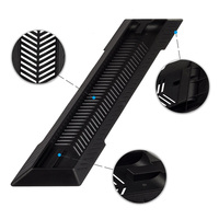 Support vertical mince 2 en 1 pour PS4 + ventilateur de refroidissement rapide pour console PS4 Accessoires de jeux PS 4