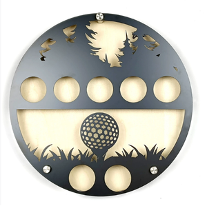 Soporte para camiseta de pelota de Golf, estante para camisetas de moda, divertido, personalizado, fácil, pequeño estuche, equipo Vertical grande, carro portador para soporte de madera - Product Image 1