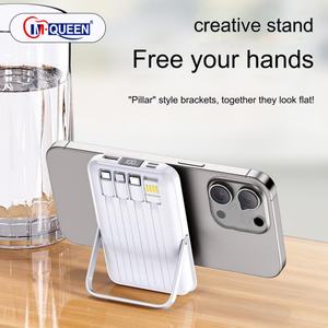 Cargador Portátil Ultra Delgado con Logotipo Personalizado, Carga Rápida, Magnético, Inalámbrico, 10000mAh, con Soporte para Cables USB-C para Teléfono Celular - Product Image 2