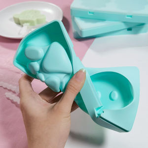 Offre Spéciale multi-style mignon crème glacée moule Silicone Popsicle moule pour pied Sakura sourire bricolage <span class=keywords><strong>maison</strong></span> moule avec couvercle - Product Image 3