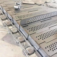 Banda Transportadora de Malla de Alambre de Acero Inoxidable, Banda Transportadora de Placas Metálicas Perforadas