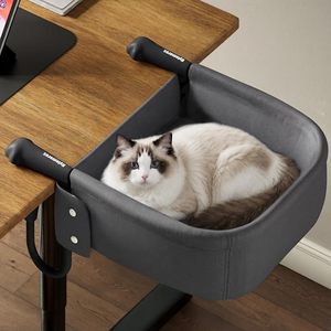 Wall Mounted Cat <b>Bed</b> Hanging Pet <b>Nest</b> Desk Side Cat Lounger Adjustable Sock for Dogs and Cats - Product Image 1