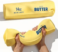 Squishy géant réaliste en forme de fraise et de fromage, anti-stress et anti-anxiété, à remontée lente, idéal pour les cadeaux de fête