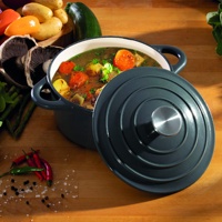 Vente en gros d'ustensiles de cuisine émaillés ronds personnalisés Ensemble de casseroles de cuisine en fonte pour four hollandais marmite à ragoût marmite à soupe