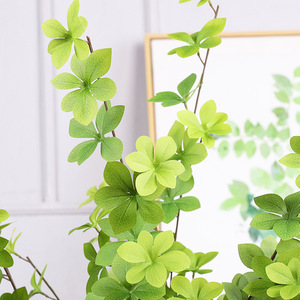 Planta Artificial Qihao Bell Leaf, Hojas de Alta Simulación, Decoración Verde para Interiores y Exteriores - Product Image 3