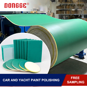 High Quality Ultra-Fine Anti-Clog 75mm/150mm White Corundum Medium Hardness <strong>Hook</strong> <strong>Loop</strong> Sanding Sponge OEM for Grinding Aerospace - Product Image 2