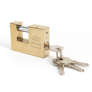 भारी शुल्क 70 मिमी टाइटेनियम प्लेटेड वाटरप्रूफ पैडलॉक कठोर ठोस लोहे आयताकार कंटेनर कुंजी दरवाजे के लिए दरवाजे के लिए एंटी-चोरी - Product Image 3