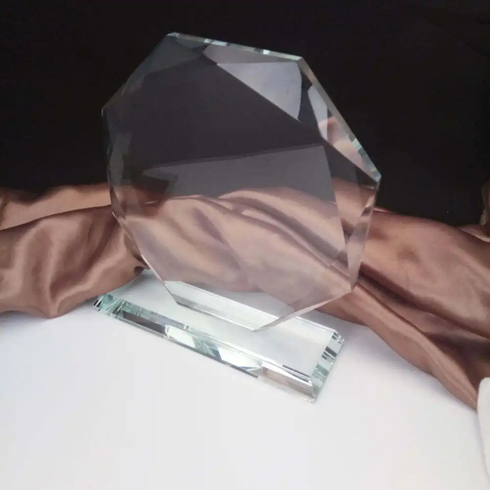 Honor Of Crystal Blank K9 Trofeo de cristal en blanco Premio Grabado láser Impresión de imagen Marco de fotos de vidrio