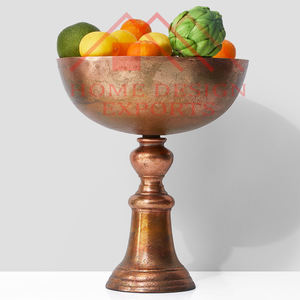 Cuenco de flores de Pedestal de aluminio Chapado en plata para mesas de boda centros de mesa decoraciones cuenco de frutas de Metal de alta calidad - Product Image 3