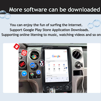 Autoradio stéréo automatique pour Ford F150 2013 2014 sans fil Carplay 12.1 pouces écran tactile GPS Navigation lecteur multimédia unité principale