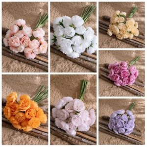 Peony INS Style <b>Artificial</b> <b>Flowers</b> Hand-Tied Cross-Border Home Decoration Wedding Use Wholesale Fake Metal <b>Flowers</b> - Product Image 3