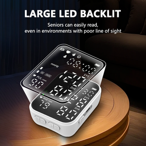 Nova Chegada Display LED Transmissão De Voz Médica Eletrônica 2*199 Tipo De Pulso <span class=keywords><strong>BP</strong></span> Pressão Arterial <span class=keywords><strong>Digital</strong></span> Esfigmomanômetro Máquina - Product Image 2