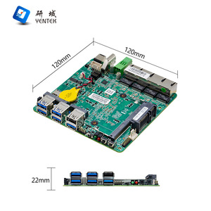 Carte mère Yentek R305E Mini ITX N97 Quad Core DDR4 HDMI pour PC industriel avec 4 ports LAN et emplacement pour SSD M2 - Product Image 2