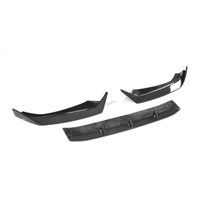 Lame de pare-choc avant en Fiber de carbone, accessoire de voiture, Audi A4 B9 SLINE S4, Sedan, 2017 — 2018 - Product Image 5