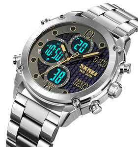 Reloj Digital Skmei <span class=keywords><strong>1975</strong></span> para Hombre, Deportivo, de Lujo, con Correa de Acero Inoxidable, Resistente al Agua - Product Image 3