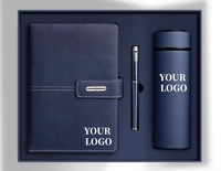 Coffret Cadeau de Bureau A5 : Carnet, Tasse Thermos, en Similicuir et Papier Dorland, Personnalisable, Haute Valeur Esthétique