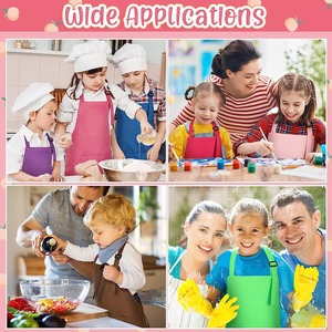 Chất lượng cao tùy chỉnh Nhà Bếp Nấu Ăn Tạp dề biểu tượng tùy chỉnh đầy màu sắc Kid Tạp dề cho không thấm nước - Product Image 6