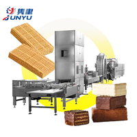 Ligne de production automatique de machines à gaufrettes, four à gaufrettes en acier inoxydable à gaz ou électrique, machine à sandwichs à la crème