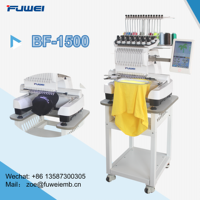 FUWEI – petite machine à broder automatisée à tête unique pour logo, chaussettes, veste, broderie