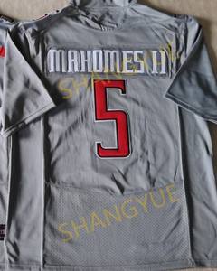 2025 grosir Vapor terbatas kustom Teknologi Texas Patrick Mahomes II American College Football bernapas ukuran Plus bordir 3D - Product Image 3