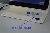 Écran tactile de 15.6 pouces tout en un écran tactile capacitif Terminal Pos